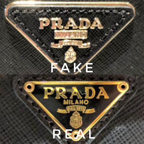 prada fake vs real|authentic prada logo.